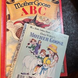 Vintage Mother Goose ABC and Storybook Set